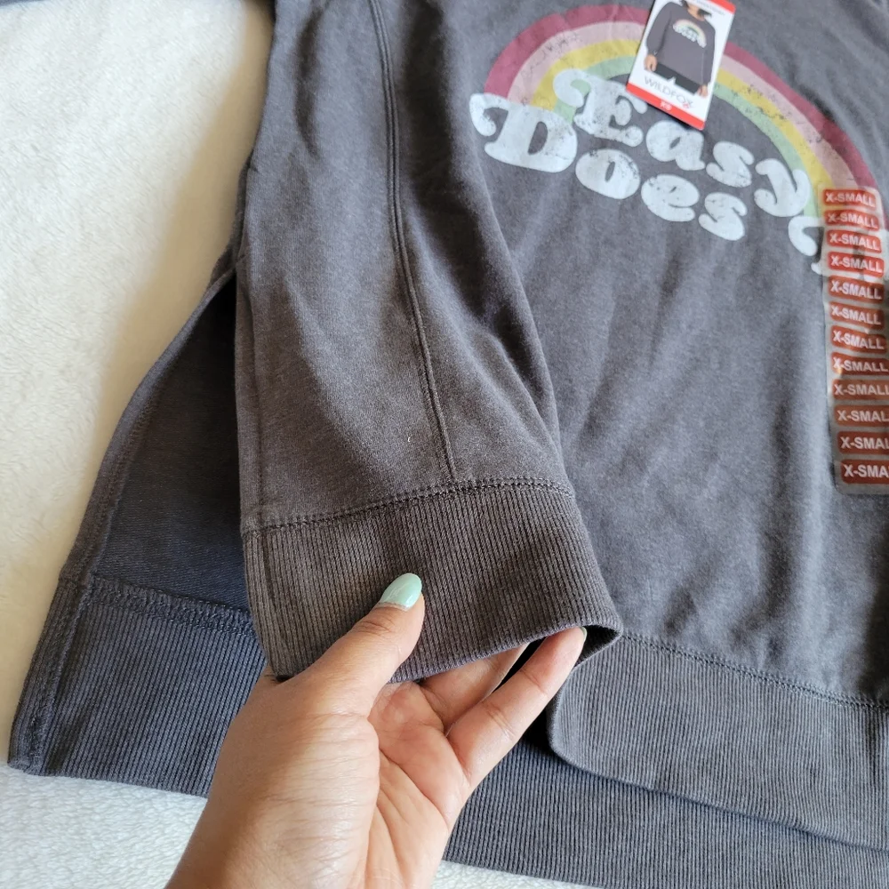 *SOLD* NWT WILDFOX Sommers Easy Does It Graphic Sweatshirt Size XS - Picture 5 of 10